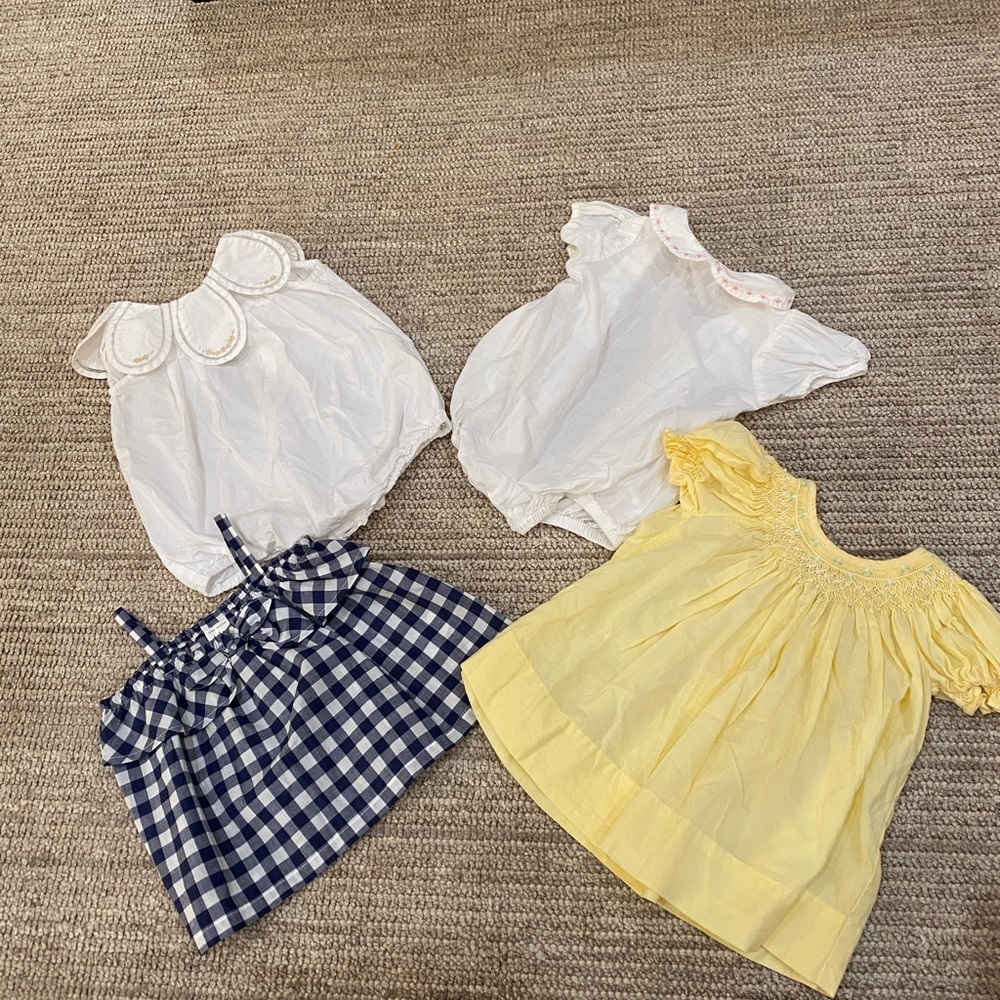 Bundle of smocked bubbles and dresses for spring